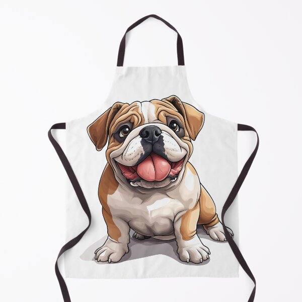 Item preview, Adorable English Bulldog - Realistic Dog Art 15 designed and sold by SteadyRolling.