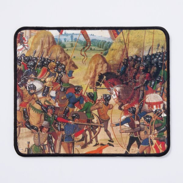 Item preview, Battle of Crecy Image Philip VI England Classical Medieval war painting art designed and sold by Vintage Designs +.