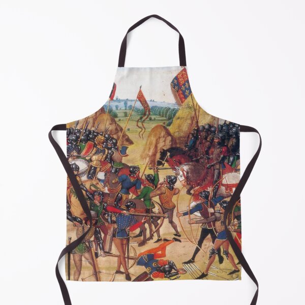 Item preview, Battle of Crecy Image Philip VI England Classical Medieval war painting art designed and sold by Vintage Designs +.