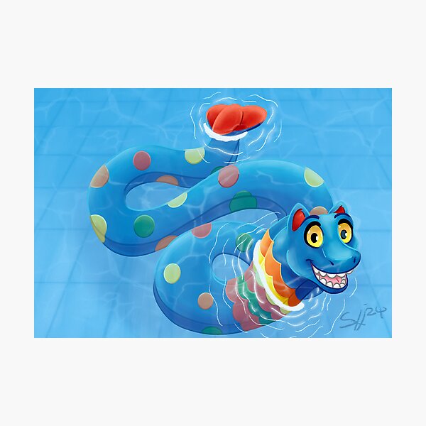 Item preview, Colourful pool serpent designed and sold by Billy-the-Kit.