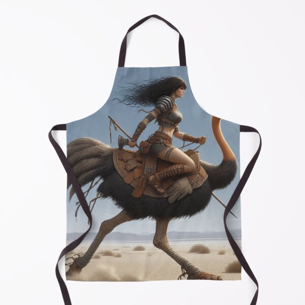 Item preview, Female Warrior on a Ostrich 2 designed and sold by martinspixs.