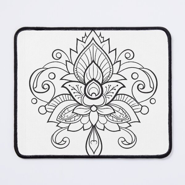 Artikelvorschau, Blumendesign Nr. 35 Malvorlagenmuster entworfen und verkauft von DavidColoring.