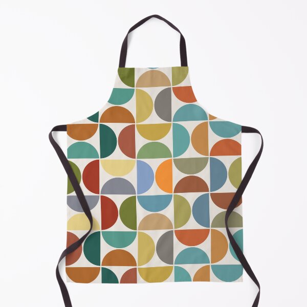 Item preview, Mid-century Modern Semicircles Color+Cream designed and sold by NataliePaskell.