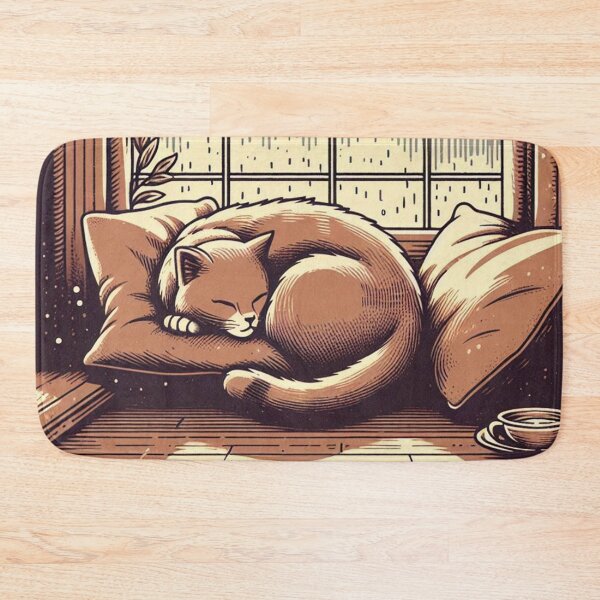 Item preview, The Purr-fect Cozy Scene! ?✨☕ designed and sold by Meemaart.