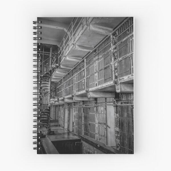 Item preview, Historic Alcatraz Cell Block BW designed and sold by jrtwynam.