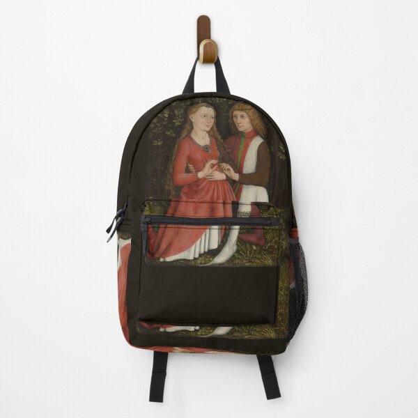Item preview, A Bridal Couple, c. 1470. Southern Germany, 15th century. Oil on panel designed and sold by Vintage Designs +.