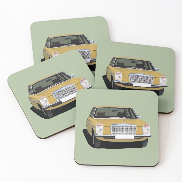 Item preview, Classic MBW114 car from Germany - yellow designed and sold by knappidesign.