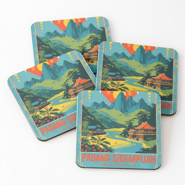Item preview, Padang Sidempuan Indonesia Vintage Travel Tourism designed and sold by TravelersGems.