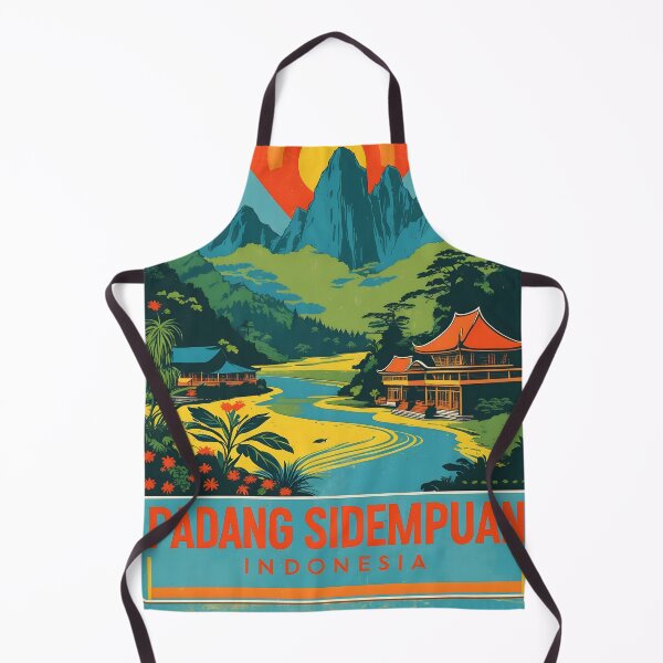 Item preview, Padang Sidempuan Indonesia Vintage Travel Tourism designed and sold by TravelersGems.