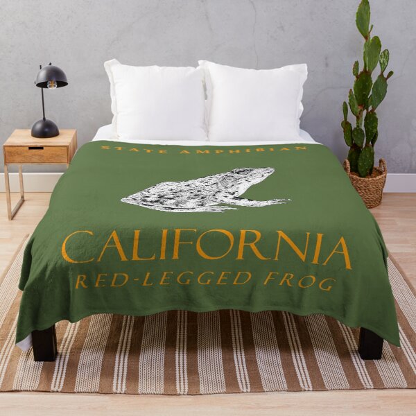 Vista previa del artículo con la obra «Anfibio del territorio de California La rana de patas rojas», diseñado y vendido por taiche.