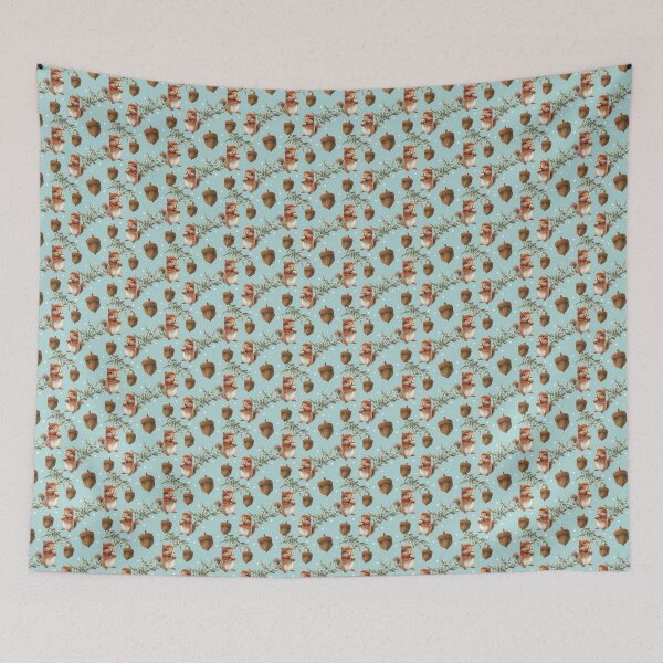 Item preview, Squirel and hazel nut pattern designed and sold by Topmel.