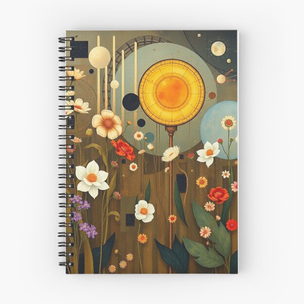 Item preview, A Beautiful Flower Garden painting inspired by Gustav Klimt designed and sold by Vintage Designs +.