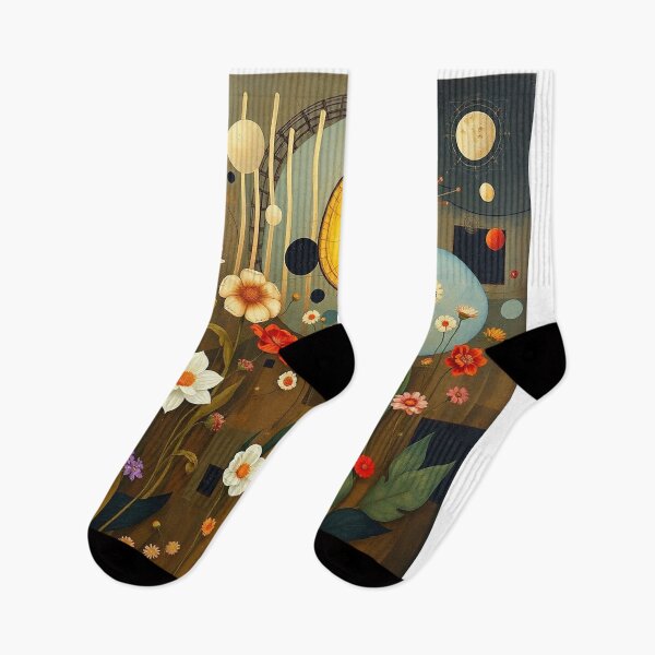 Item preview, A Beautiful Flower Garden painting inspired by Gustav Klimt designed and sold by Vintage Designs +.