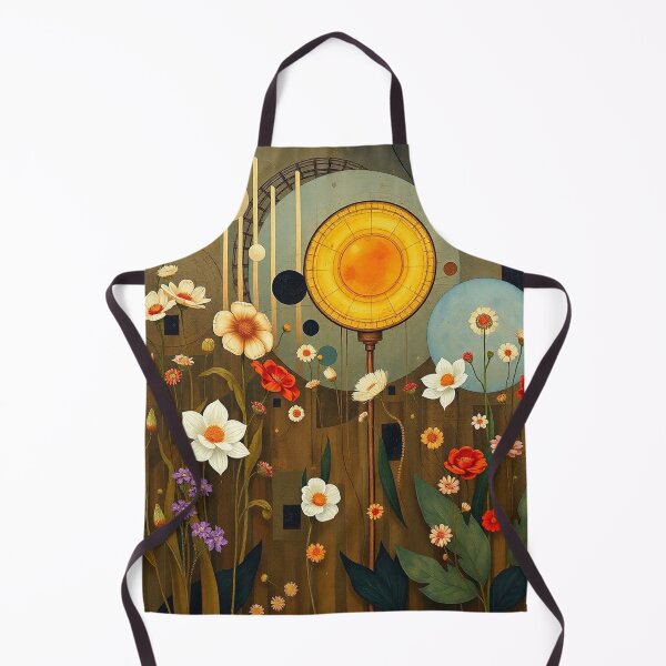 Item preview, A Beautiful Flower Garden painting inspired by Gustav Klimt designed and sold by Vintage Designs +.