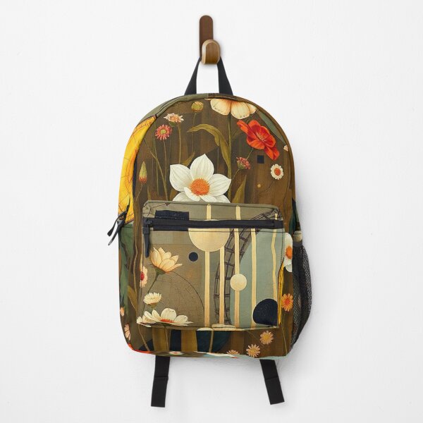 Item preview, A Beautiful Flower Garden painting inspired by Gustav Klimt designed and sold by Vintage Designs +.