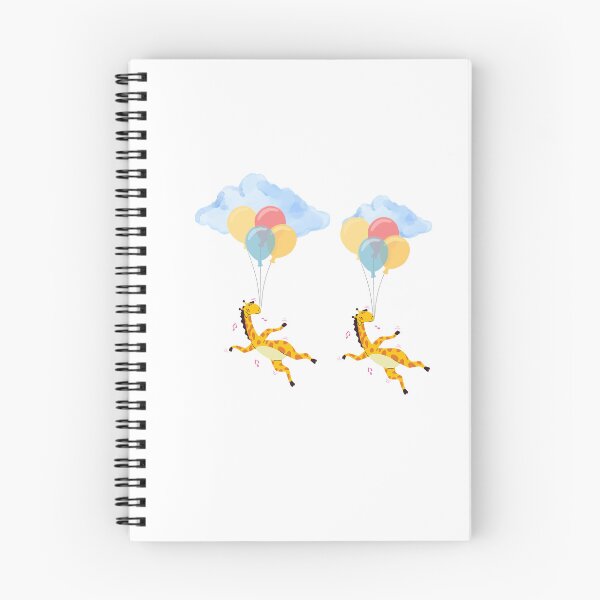 Item preview, Floating Giraffes – Whimsical Balloon Ride designed and sold by KA-Design-Art.