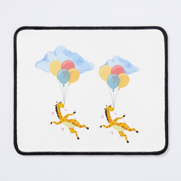 Item preview, Floating Giraffes – Whimsical Balloon Ride designed and sold by KA-Design-Art.