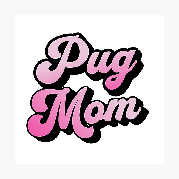 Item preview, Pug Mom Retro Vintage Summer Best Gift designed and sold by Guarddogdrive.