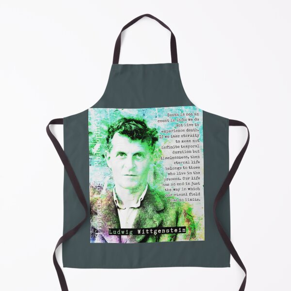 Item preview, Ludwig Wittgenstein quote: Death is not an event in life: we do not live to experience death. designed and sold by artbleed.