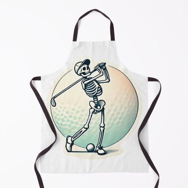 Item preview, Skeleton playing golf designed and sold by MellowPeach.