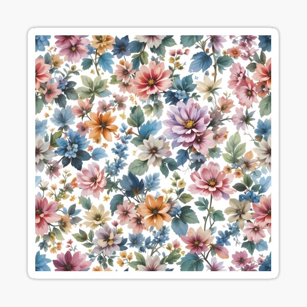 Item preview, Kitsch and unique floral pattern designed and sold by muujaa.
