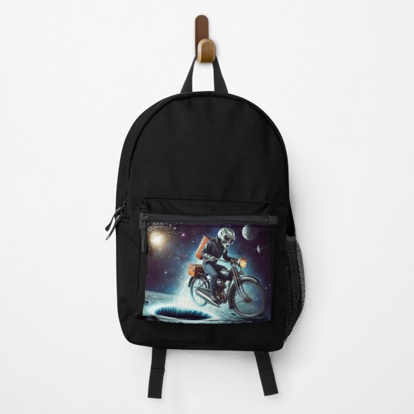 Item preview, Alien on an old motorcycle that came out of a black hole designed and sold by Dogandesighn.