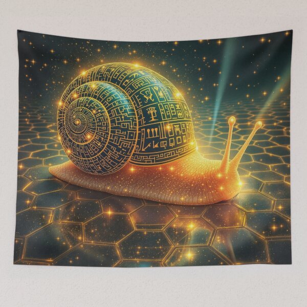 Item preview, Disco Glyph Snail designed and sold by HabitableMoons.