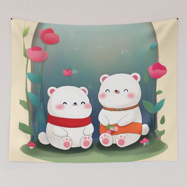 Item preview, cute couple bear designed and sold by aliraweb.