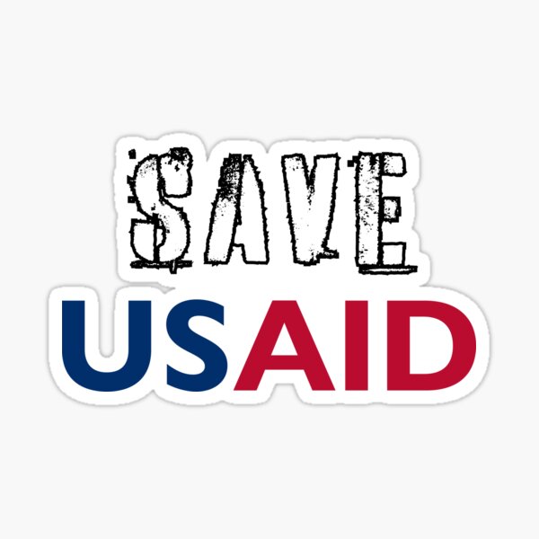 Item preview, Save USAID: Stand Against the Shutdown designed and sold by 3MillsDesign.