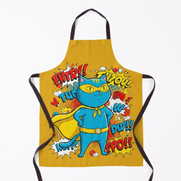 Item preview, Pow! Superhero Cat Comic T-Shirt Design designed and sold by Thaivi Design.