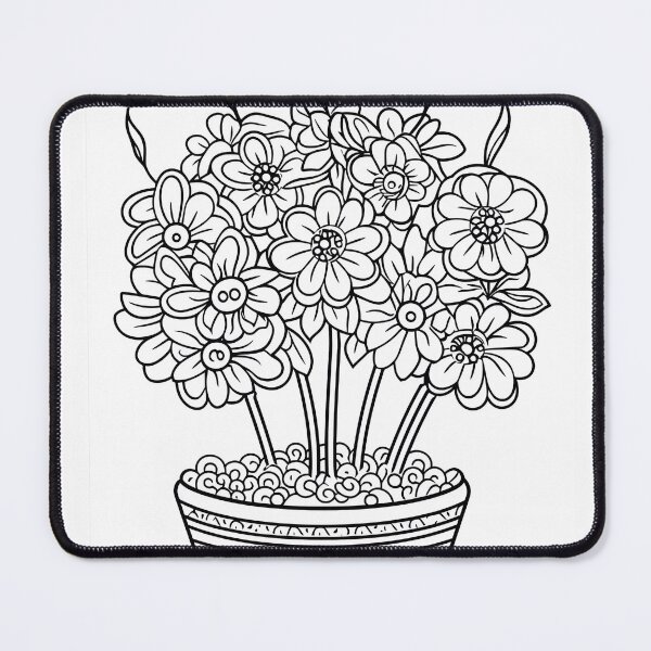 Item preview, Flower Design #36 Coloring Page Pattern designed and sold by DavidColoring.