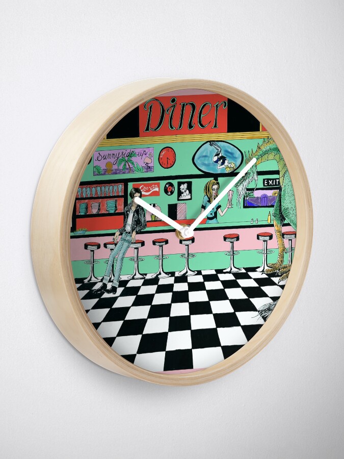 american diner clock