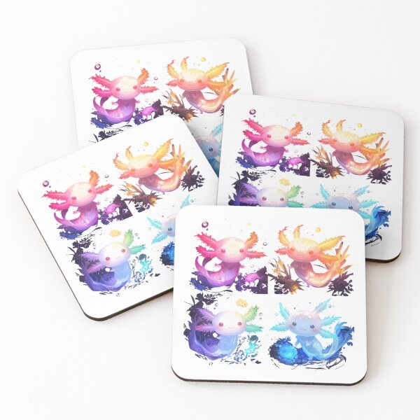 Item preview, Four axolotls designed and sold by SMARTKIT  DESIGNAGENCY.