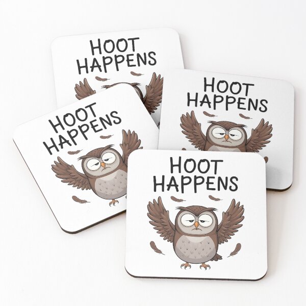 Item preview, Hoot Happens Funny Owl designed and sold by UniversalFlair.