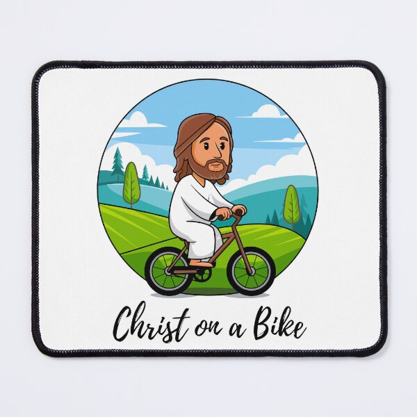 Item preview, Christ On A Bike designed and sold by Angry Swan Designs.