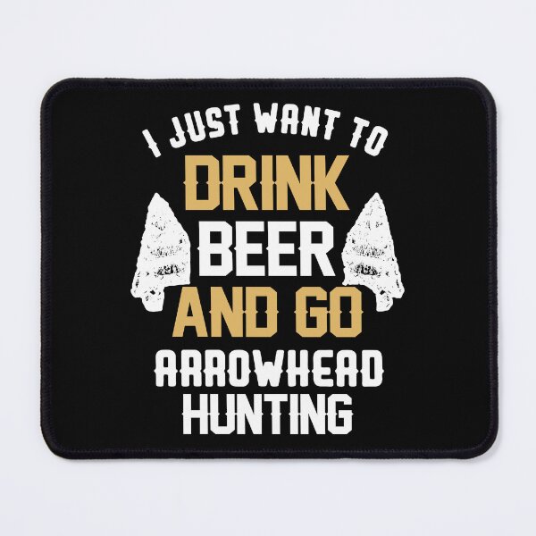 Item preview, Arrowhead Hunting Collector Drink Beer Artifacts Hunter T-Shirt designed and sold by StreetArtPro.