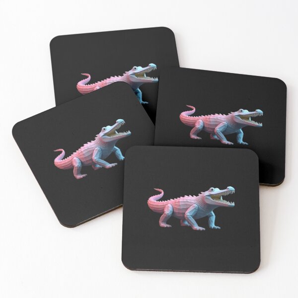 Item preview, Crocodile Pixel 3D Computer Graphic designed and sold by macadolie.