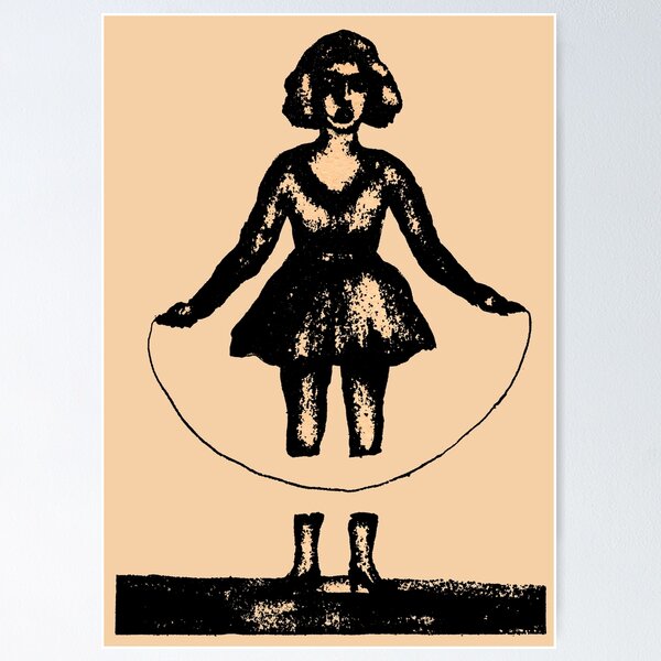 Item preview, Girl With Skipping Rope  designed and sold by Szpilki.