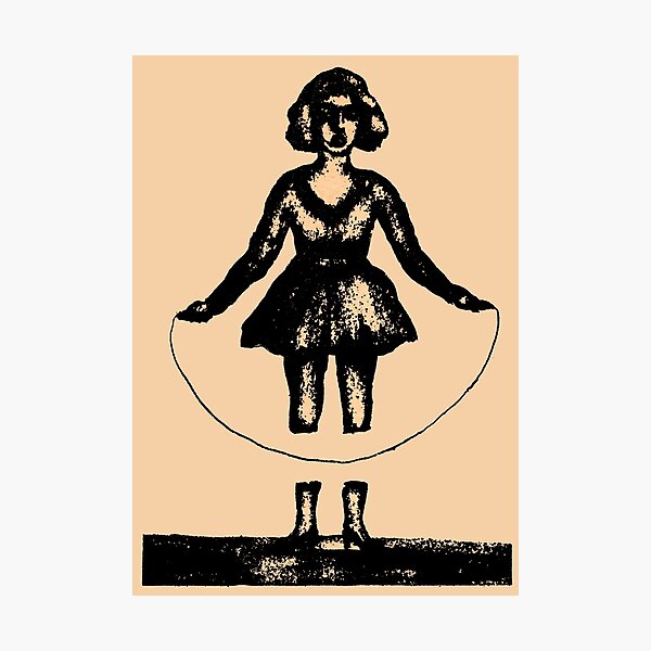 Item preview, Girl With Skipping Rope  designed and sold by Szpilki.