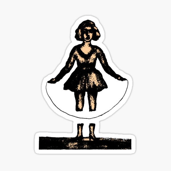 Item preview, Girl With Skipping Rope  designed and sold by Szpilki.