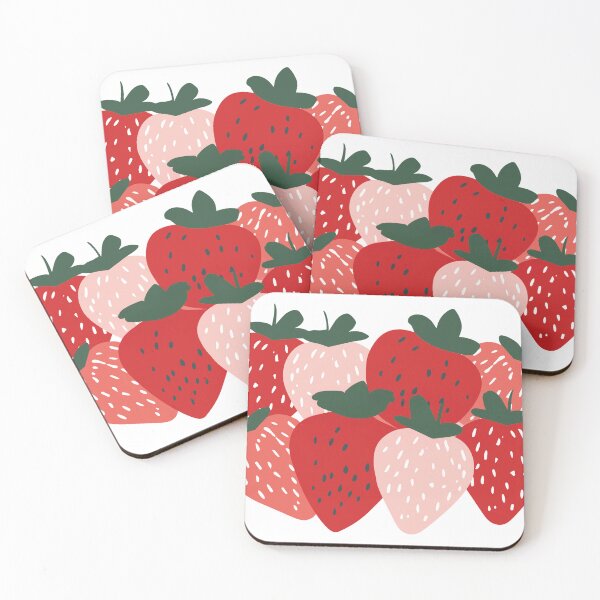 Item preview, Strawberry Artwork, Strawberry Wall Art, Strawberry Painting, Strawberry Print, Strawberry Decor, Fruit Art, Kitchen Wall Art, Strawberry Illustration, Modern Strawberry Art, Handmade Strawberry Art designed and sold by NobelT.