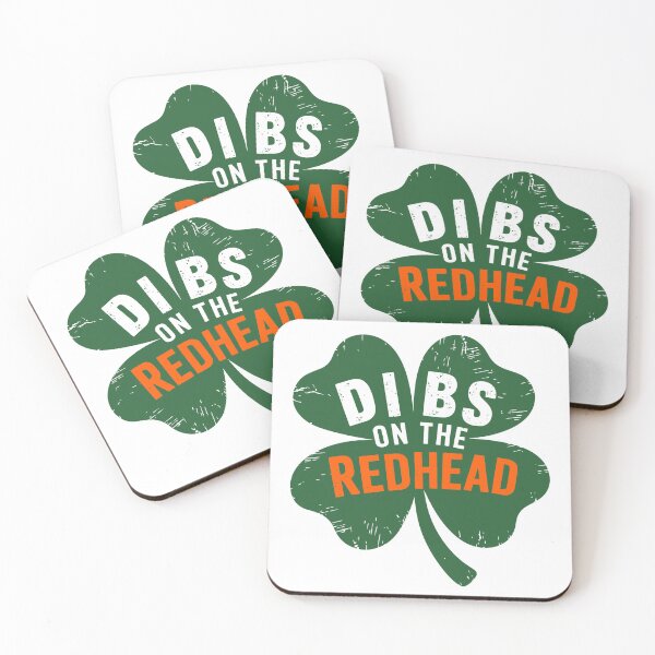 Item preview, Dibs On The Redhead designed and sold by Angry Swan Designs.