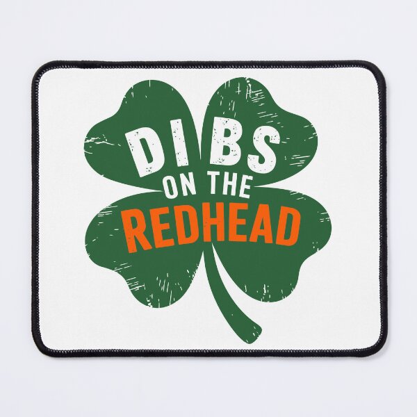 Item preview, Dibs On The Redhead designed and sold by Angry Swan Designs.