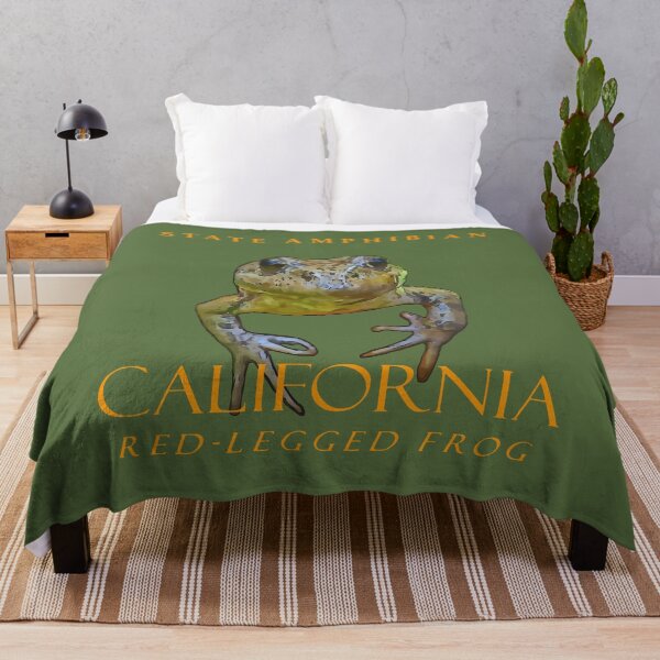 Vista previa del artículo con la obra «Rana anfibia de patas rojas del territorio de California», diseñado y vendido por taiche.