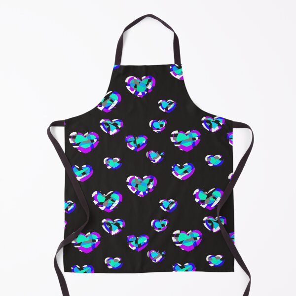 Item preview, Gliched Hearts Pattern designed and sold by awsomepatterns.