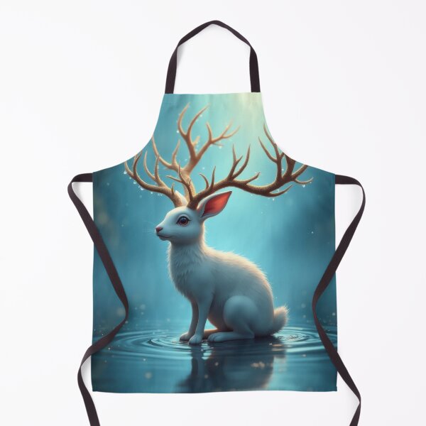 Item preview, Jackalope in Rainwater designed and sold by HabitableMoons.
