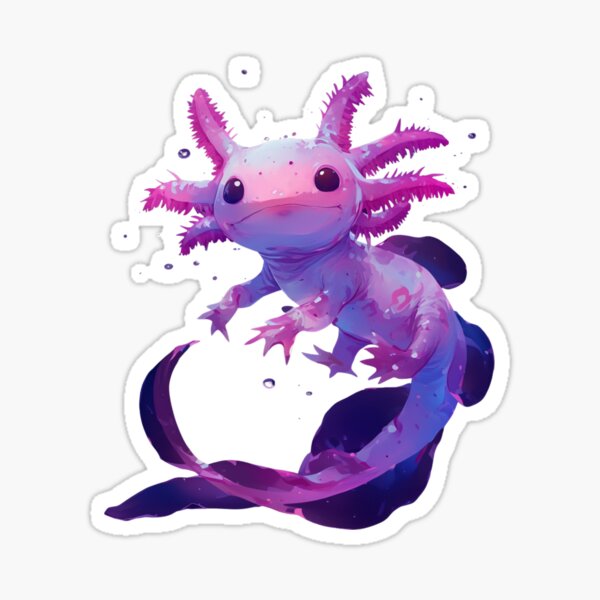 Vista previa del artículo con la obra «Lindo axolotl», diseñado y vendido por SMARTKIT  DESIGNAGENCY.