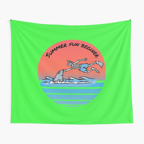 Item preview, Summer Fun beginer Shark and Diver Skeleton  designed and sold by PenRosePlanet.