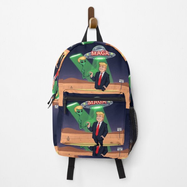 Item preview, Area 51 Alien Endorsed Trump T-Shirt - Funny MAGA UFO Graphic Tee designed and sold by Sarcasm HQ.