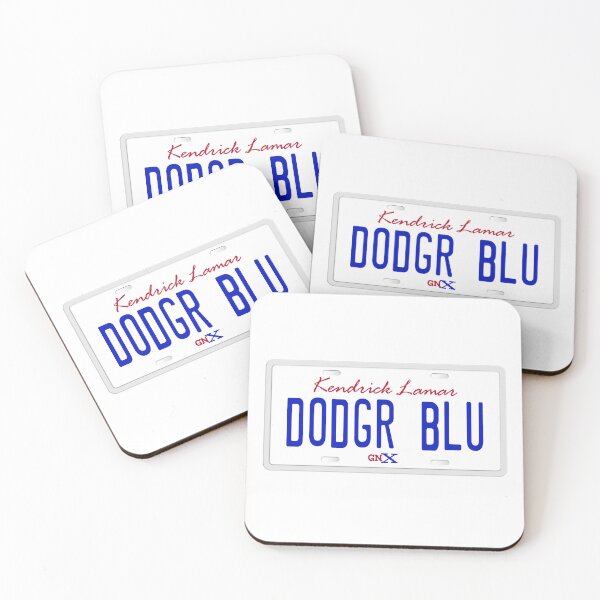 Item preview, Dodger Blue License Plate designed and sold by FreshBatchCo.
